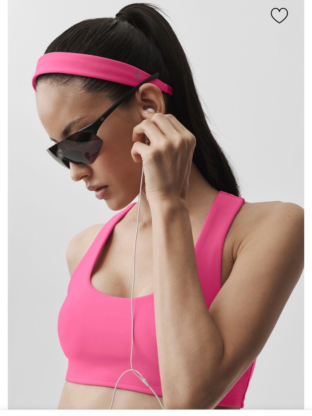Alo yoga airlift so smooth headband, paradise pink